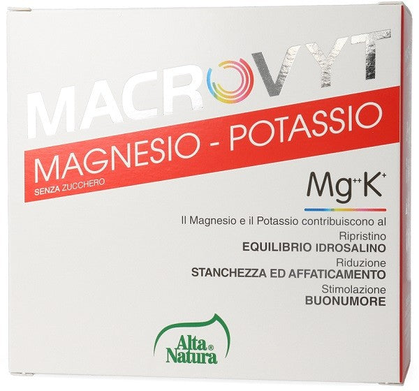 Alta Natura Macrovyt Magnesio Potassio 18 bustine