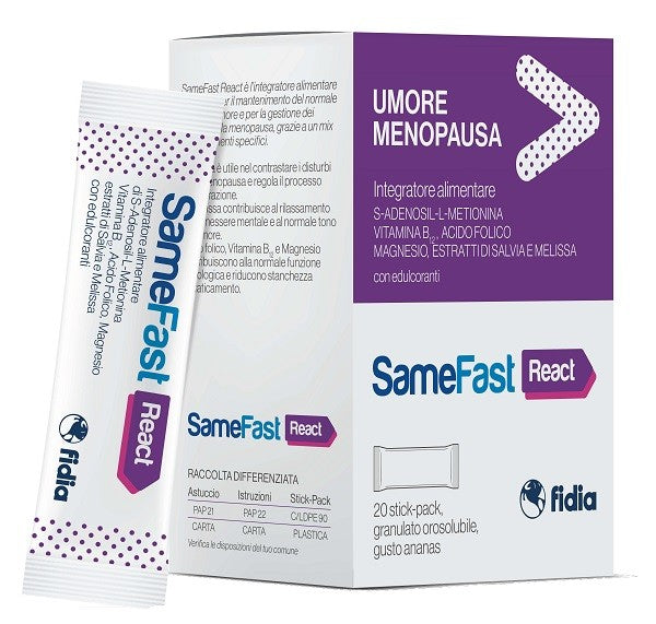 Fidia Farmaceutici Samefast React Integratore 20 bustine