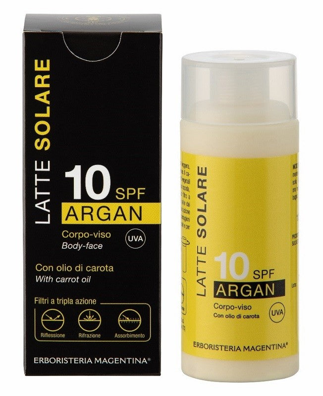 Erboristeria Magentina Argan Latte Solare Spf10 125 ml