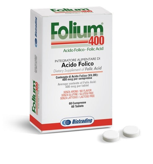 Biotrading Folium 400 integratore 60 compresse