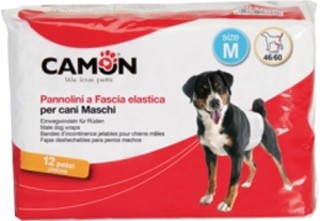 Camon Pannolini A Fascia Cani Maschi Misura 1 12 Pezzi
