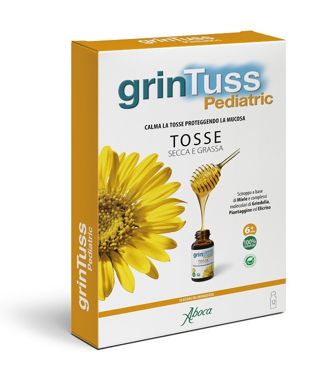 Aboca Societa' Agricola Grintuss Pediatric Sciroppo 12 Flaconcini