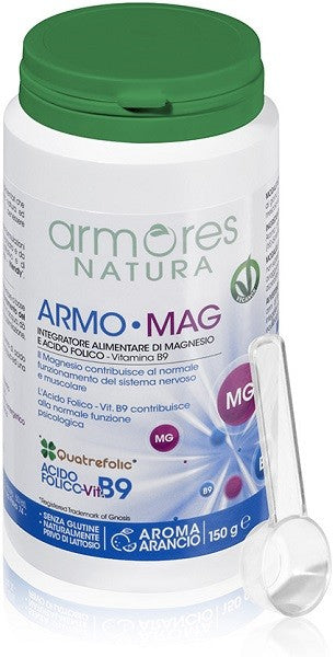 Armores Armo-mag polvere di magnesio e acido folico 150 G