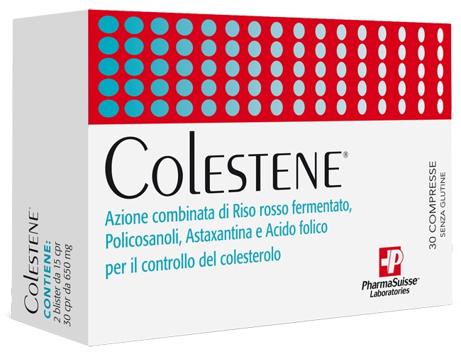 Pharmasuisse Colestene 30 compresse integratore di riso rosso