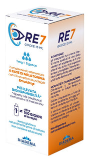 Diadema Farmaceutici Re7 Gocce Integratore Melatonina 15ml