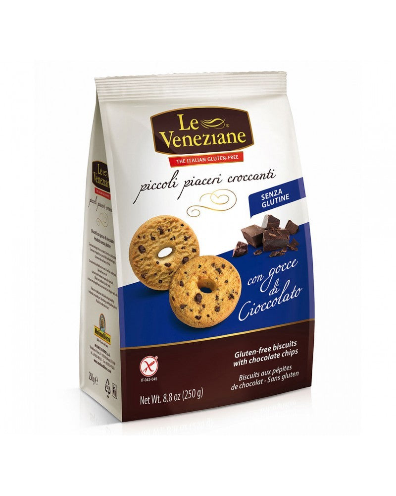 Le Veneziane Biscotti Gocce Cioccolato Senza Glutine 250 gr