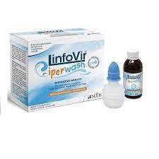 Linfovir Iperwash Soluzione Salina Ipertonica 8 Flaconi Da 60ml + 1 Erogatore