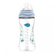 Nuvita mimic biberon 330ml blu con sistema riduci coliche