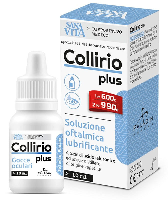 Paladin Pharma Gocce Oculari Sanavita Collirio Plus 10 Ml