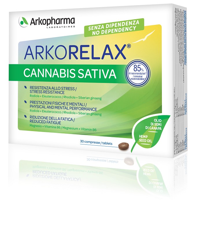 Arkofarm Arkorelax Cannabis Sativa 30 Compresse