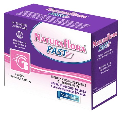 Nutralabs Naturaflora Fast integratore 12 Bustine