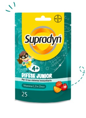 Supradyn Difese Junior 25 Caramelle Gommose