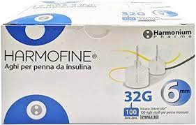 Gestipharm Ago harmofine g32 6mm 100 pezzi