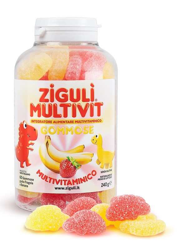 Falqui Ziguli Multivit Fragola E Banana 60 Gommose