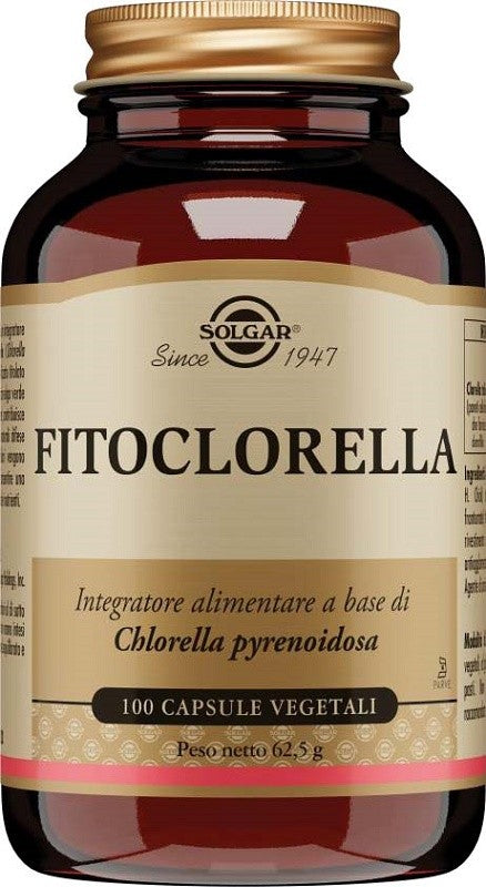 Solgar Multinutrient Fitoclorella integratore 100 Capsule
