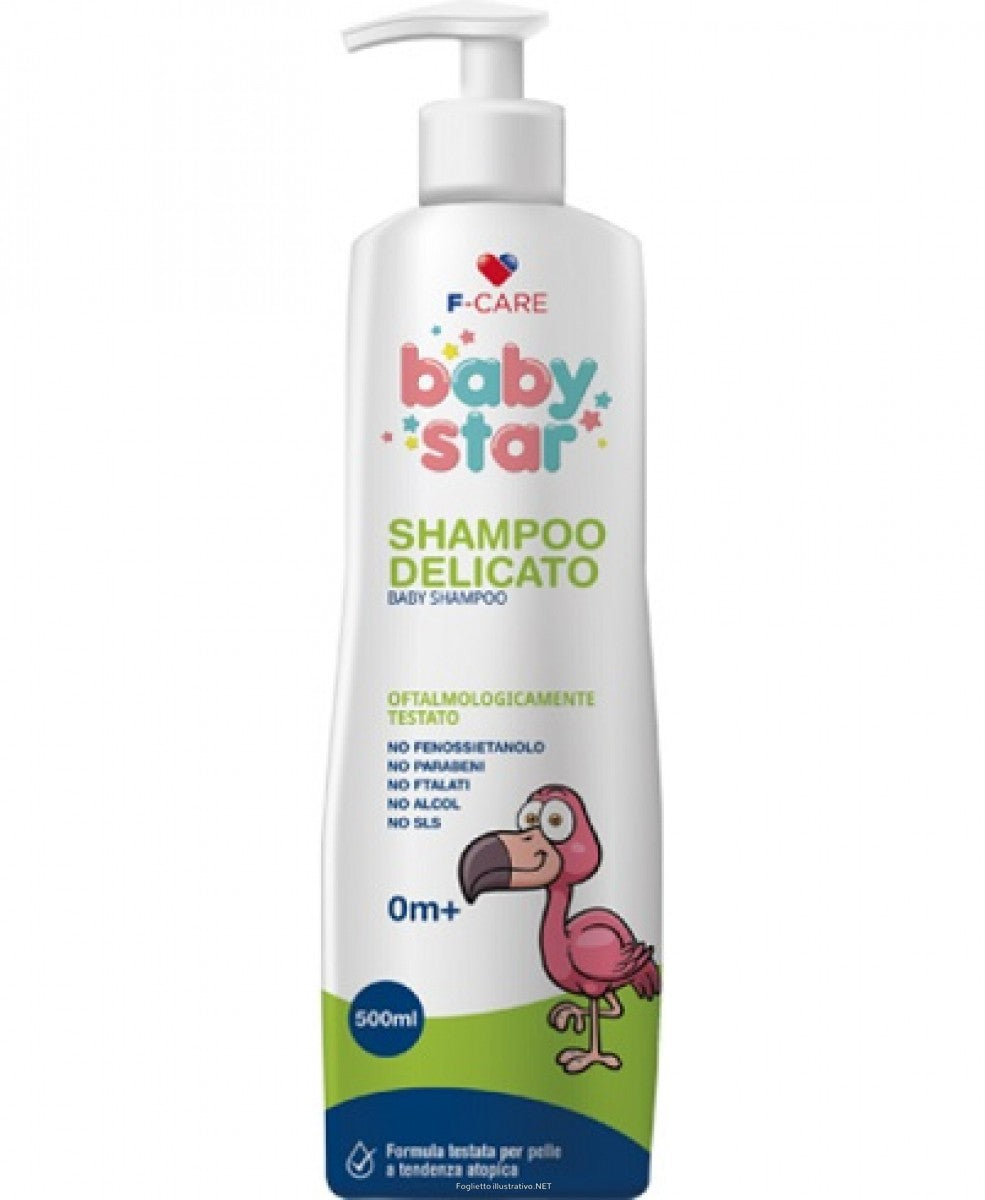 Babystar Baby Shampoo Delicato 500 ml 0m+