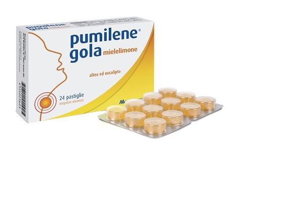 Pumilene Gola Miele E Limone 24 Pastiglie