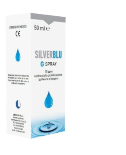 Biogroup Silver blu g spray via orale contro funghi e batteri 50 ml