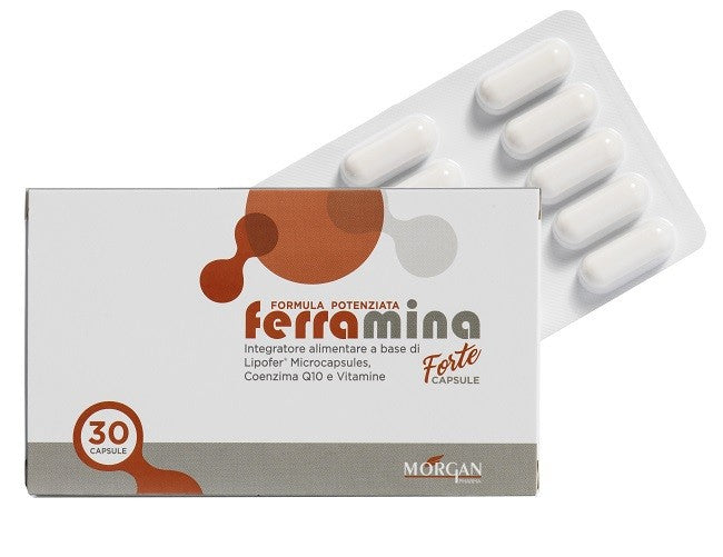 Morgan pharma Ferramina forte integratore 30 capsule