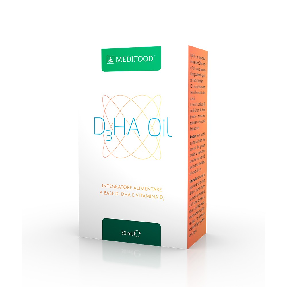 Piam farmaceutici D3ha oil con vitamina d3 e DHA 30ml