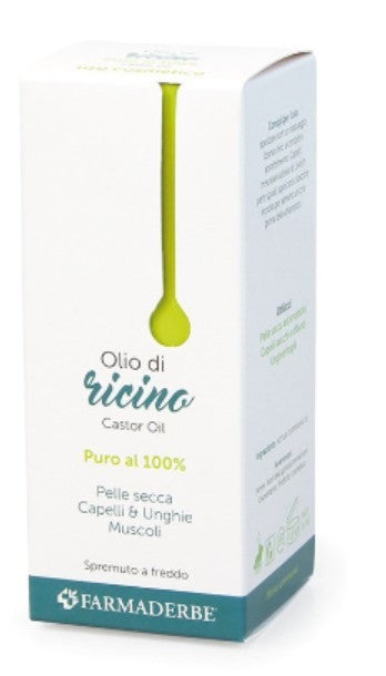 Farmaderbe Olio Ricino per capelli ed unghie 100 Ml