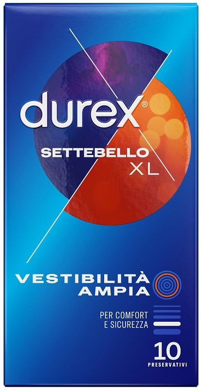 Durex Settebello XL preservativi 10 pezzi