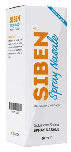 Agaton Siben spray con acqua di mare e acido ialuronico 30 ml