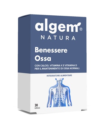 Algem natura Benessere ossa integratore 30 capsule