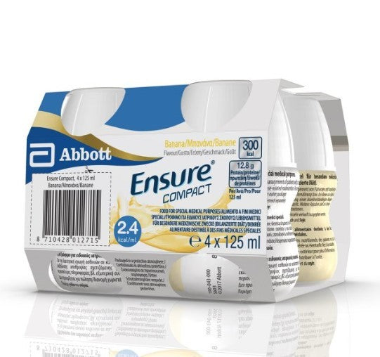 Ensure Compact Banana 4 Bottiglie 125 Ml