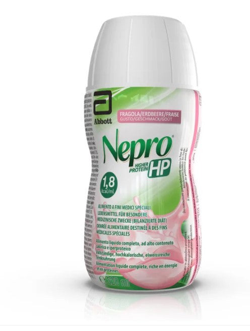 Abbott Nepro Hp liquido alimento ipercalorico fragola 220 Ml