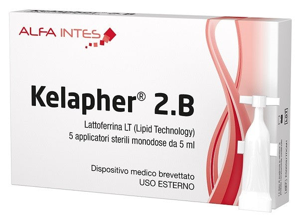 Alfa intes Kelapher 2b 5 applicatori sterili monodose da 5 ml