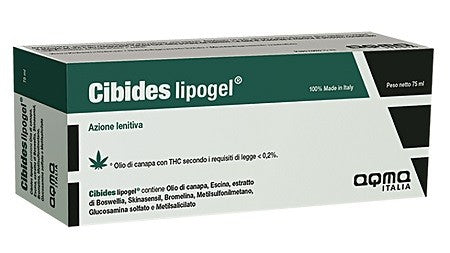 Aqma Italia Cibides lipogel con olio di canapa 75 ml