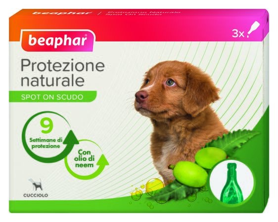 Beaphar Protezione naturale spot on cucciolo 3 pipette da 1 ml