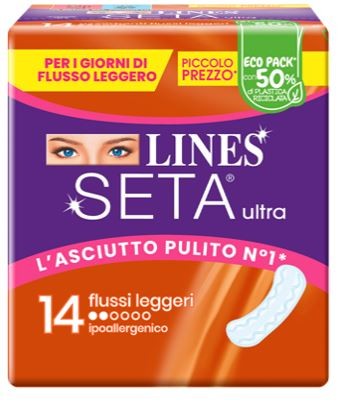 Fater Lines Seta Ultra Assorbenti Leggero Dwct 14 Pezzi