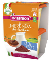 Plasmon La Merenda Dei Bambini Merende Latte Cacao 2 X 120 G