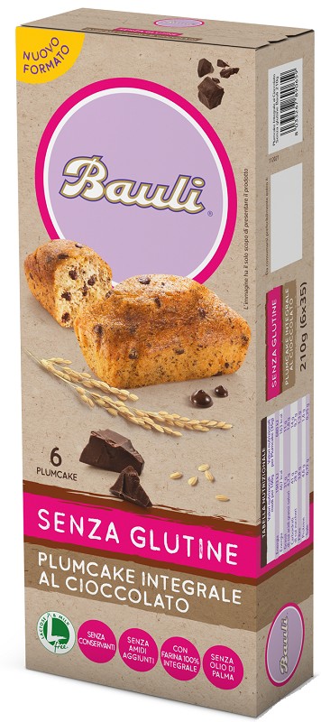 Alpipan Bauli Plumcake Integrale Cioccolato 6x35 G