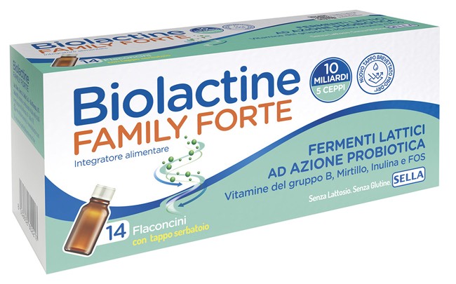 Sella Biolactine Family Forte 10 Miliardi 14 Flaconcini Da 9 Ml