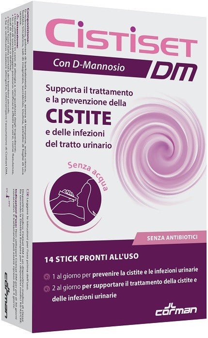 Corman Cistiset Dm per infezioni urinarie 14 Stick