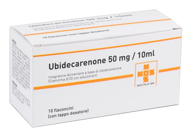 Olcelli Farmaceutici Ubidecarenone 50mg/10ml 10 Flaconcini