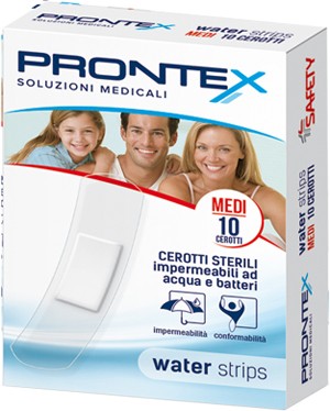 Safety Cerotto Prontex Water Strips Medio 10 Pezzi