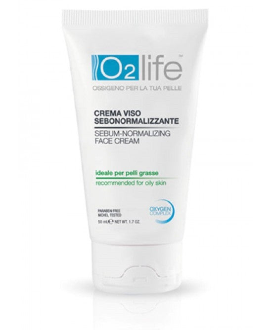 O2 Life Crema Viso Sebonormalizzante 50ml