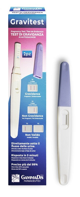 Gammadis Farmaceutici Test Gravidanza Gravitest 2 Pezzi