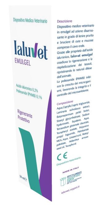 Roydermal Ialuvet Emulgel lenitivo veterinario 50 Ml